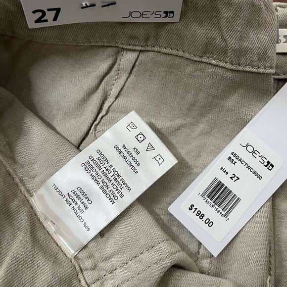 Joe's Jeans Workwear Jogger Pants color BSX Beach Sand 27 NWT - Picture 5 of 5